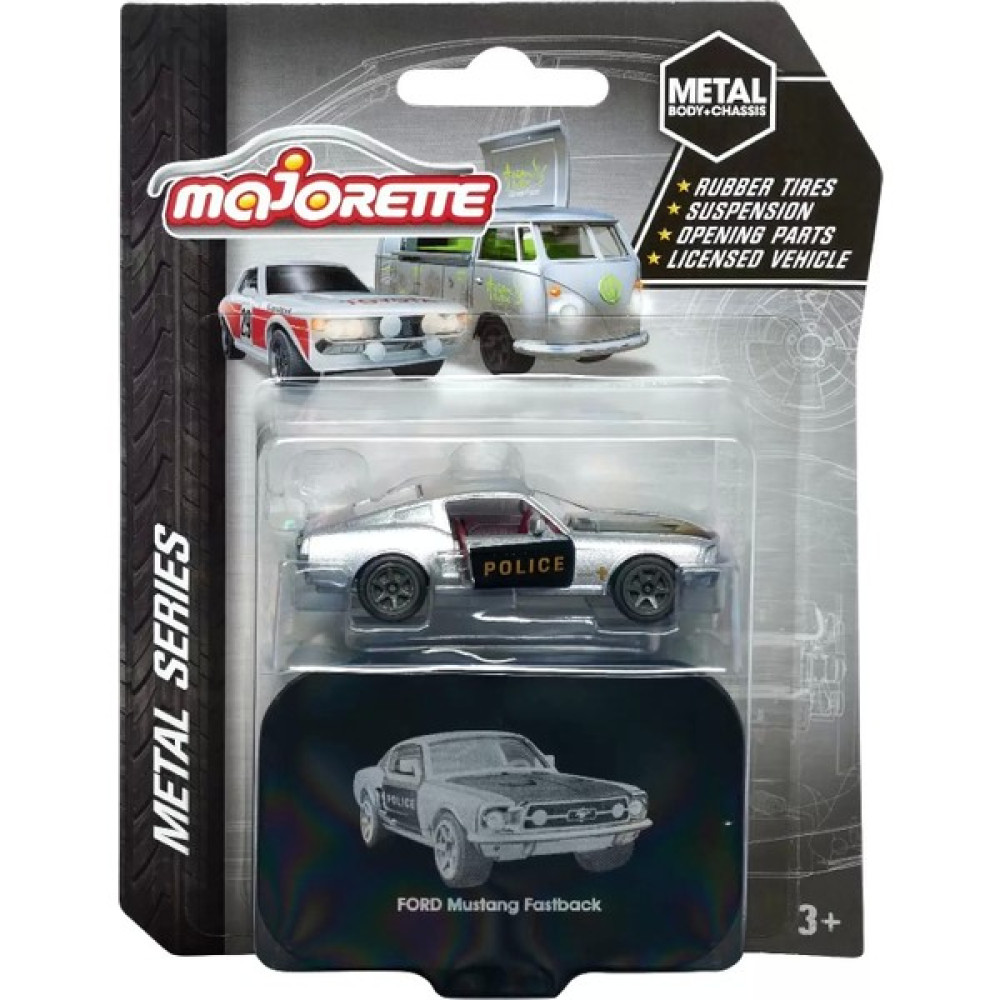 Simba Majorette Ford Mustang Fastback Police - Premium Vintage Metal Series Oyuncak Araç Fiyatı