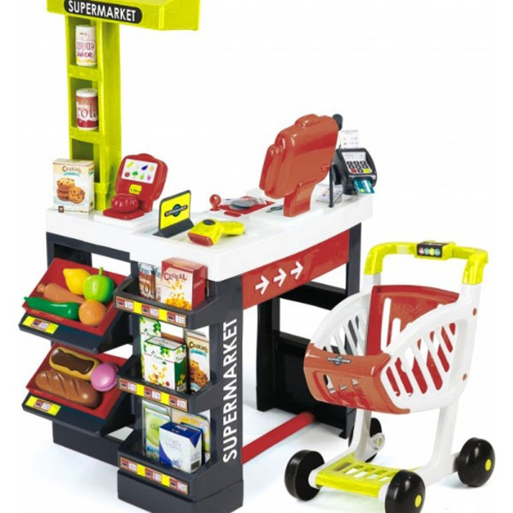 Simba-Smoby 350210 Market Tezgahı/Kasa /Market Arabası /Smoby Eğitici Oyuncak Fiyatı
