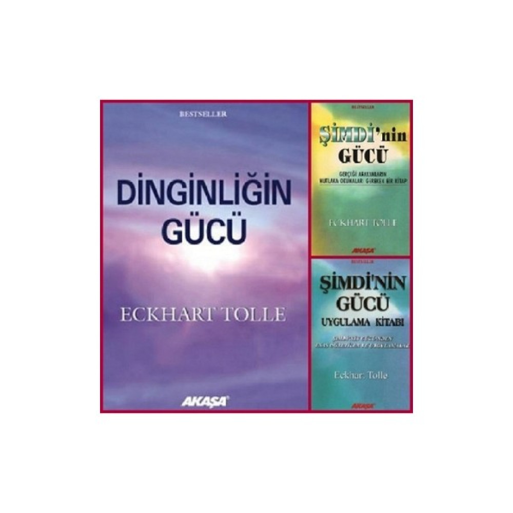 Şimdi'nin Gücü - Şimdinin Gücü Uygulama Kitabı - Dinginliğin Gücü/ 3 Kitap Set Kişisel Gelişim ve Psikoloji Fiyatı