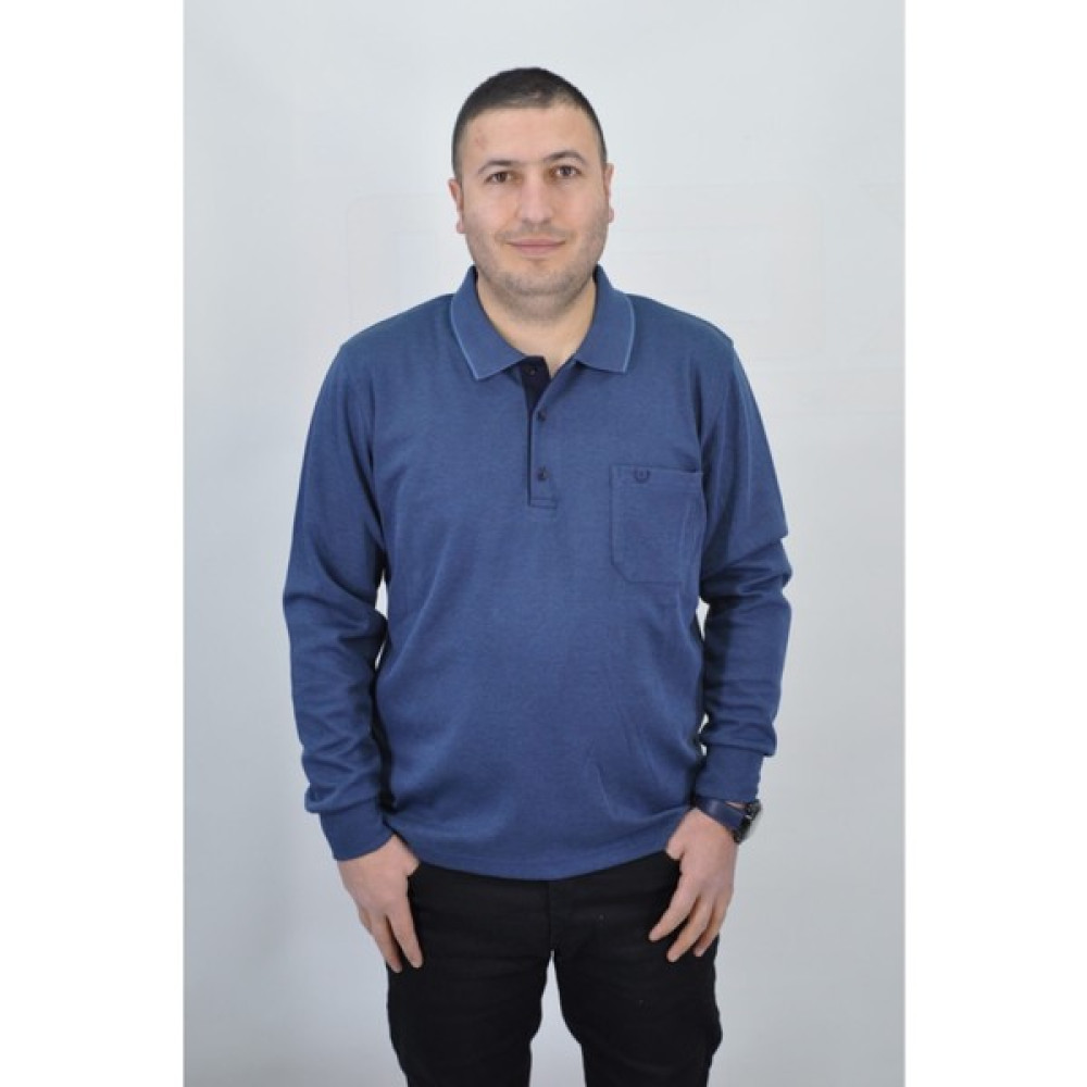 Simenti Polo Yaka Erkek Sweatshirt Erkek Sweatshirt Fiyatı