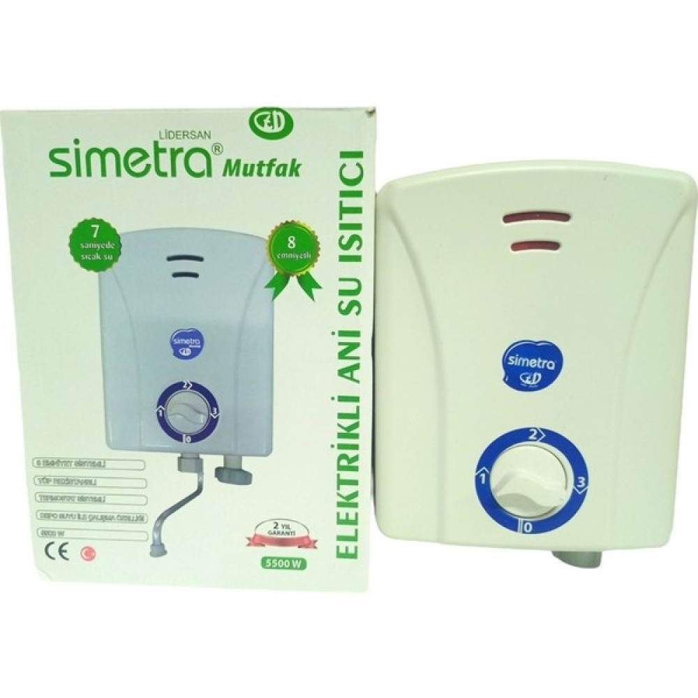 Simetra Mutfak Tipi Ani Su Isıtıcı 5500W Şofbenler Fiyatı