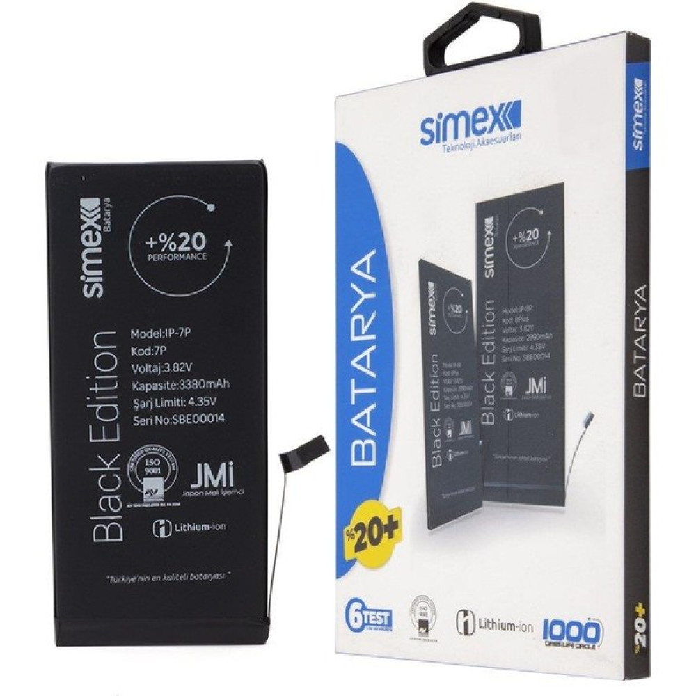Simex Apple iPhone 7 Plus Performance Batarya Sbt-02 Cep Telefonu Bataryası Fiyatı