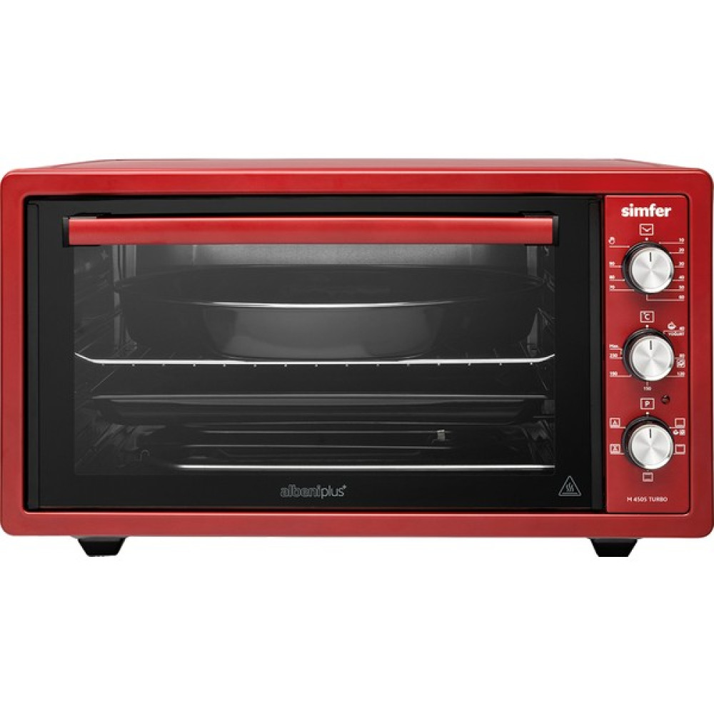 Simfer 4505 45 Lt Midi Fırın Kırmızı Mini / Midi Fırınlar Fiyatı