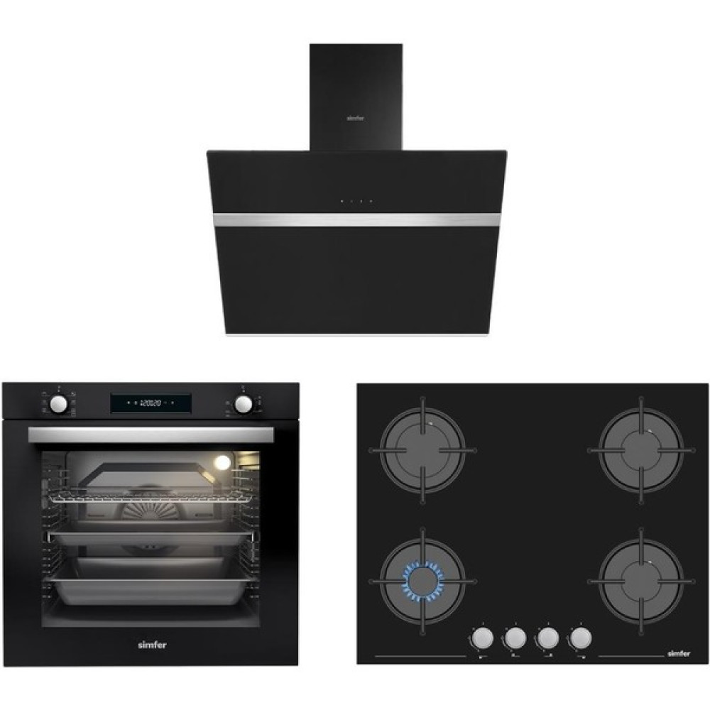 Simfer 8 Fonksiyon 80 Lt Xxl Siyah Multi Turbo Dijital Ankastre Set ( 7381 Fırın + 3653 Ocak + 8611 Davlumbaz) Oto Boyaları Fiyatı