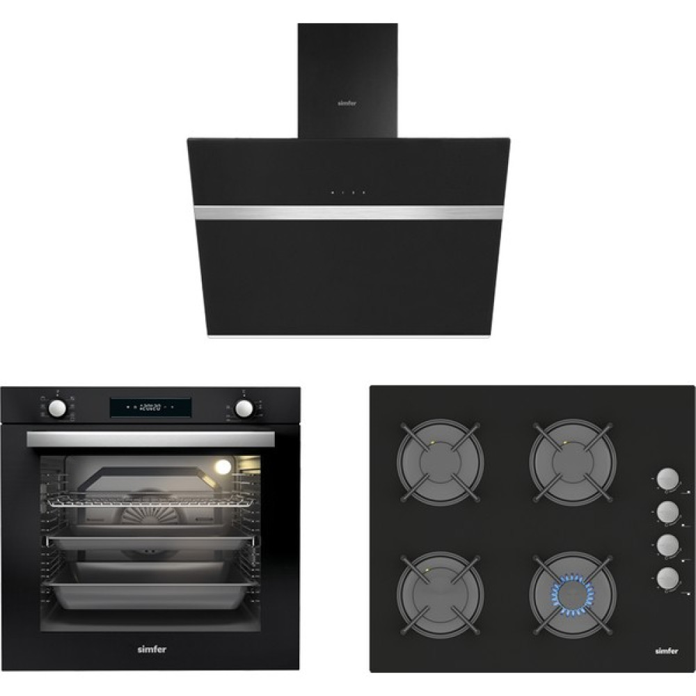 Simfer 8 Fonksiyon 80 Lt Xxl Siyah Turbo Ankanstre Set ( 7381 Fırın + 3500 Ocak + 8611 Davlumbaz) Oto Boyaları Fiyatı
