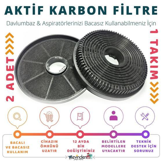 Simfer 8655 Tezhip Davlumbaz Karbon Filtresi Ankastre Aksesuarları Fiyatı