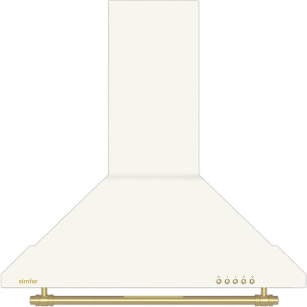 Simfer 8716 60CM Piramit Retro Bej Davlumbaz (Push Buton,led Oto Boyaları Fiyatı