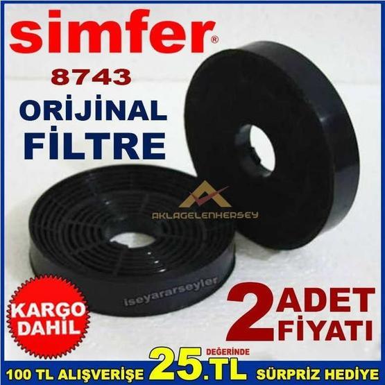 Simfer 8743 Davlumbaz Karbon Filtresi