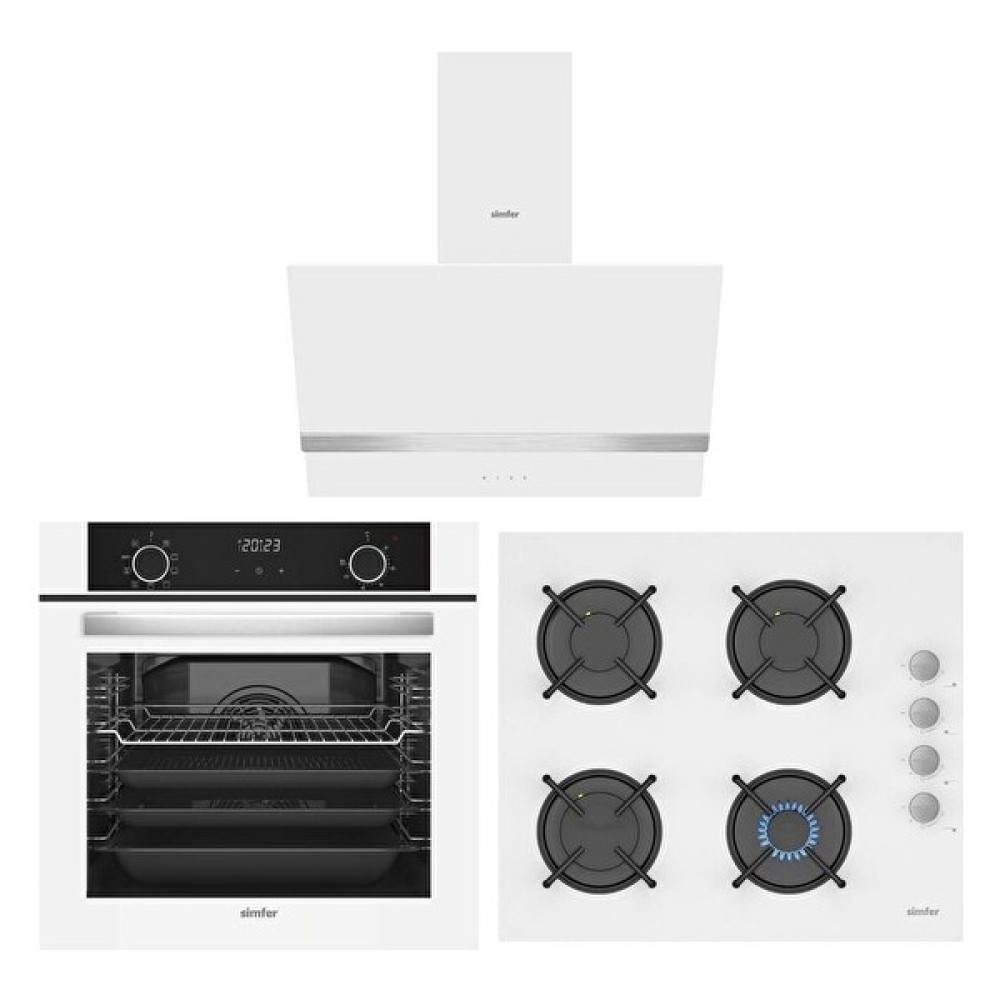 Simfer Airfry 8216/3507/8739 Beyaz 3'lü Ankastre Set Oto Boyaları Fiyatı