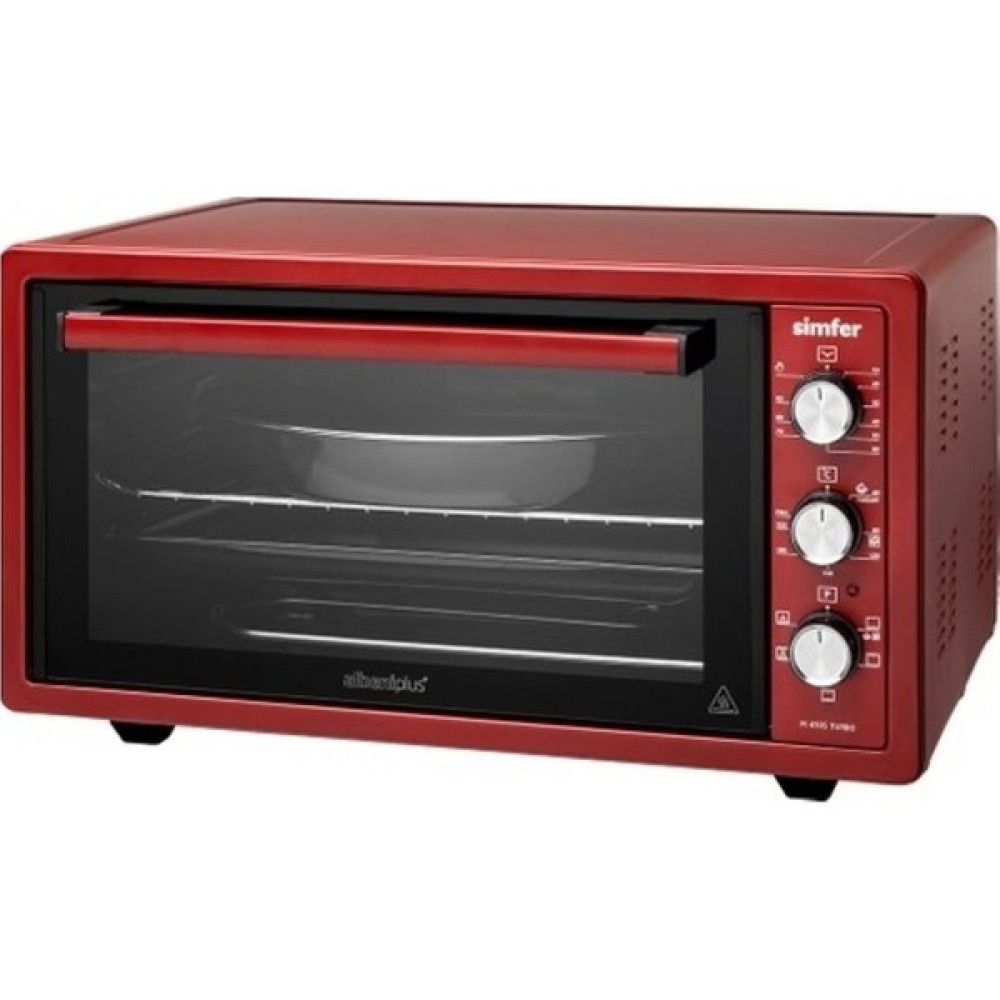 Simfer M4554 Turbolu Midi Fırın 45 Litre - Kırmızı Mini / Midi Fırınlar Fiyatı