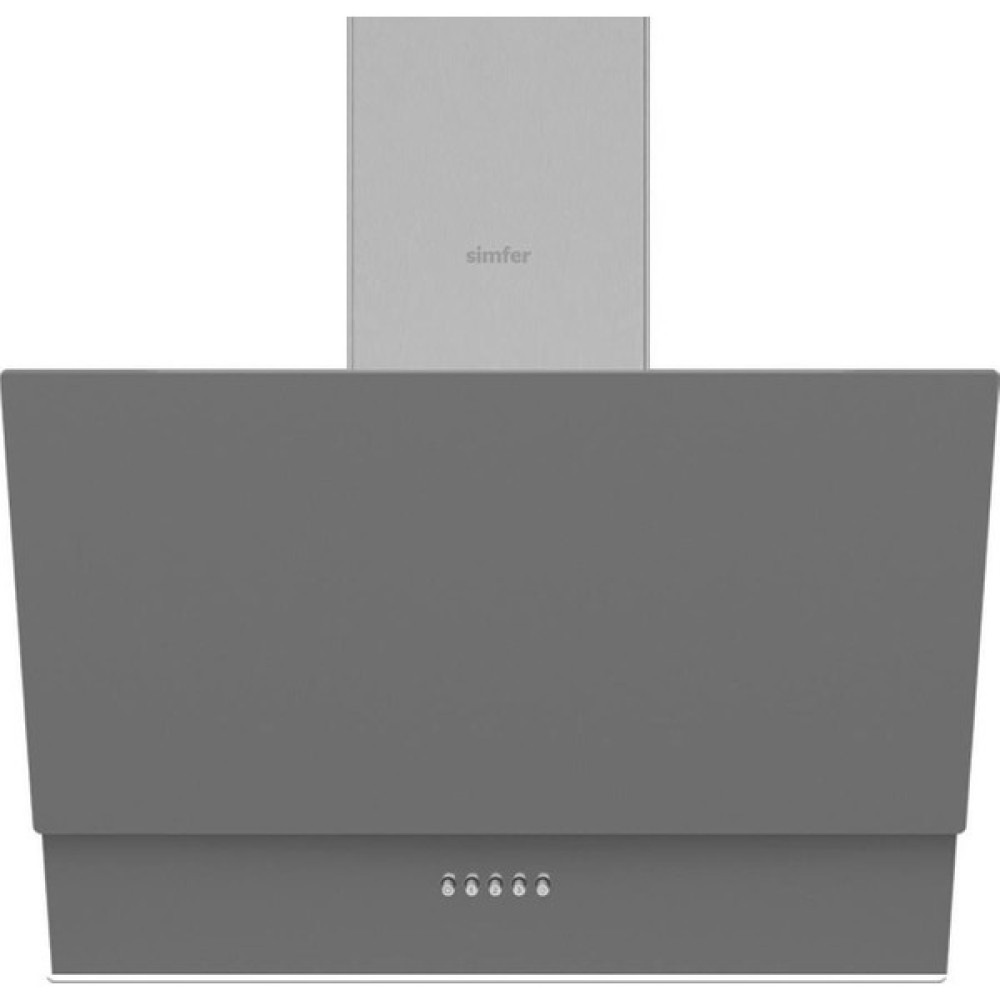 Simfer SD8715 Premium 60 cm Eğimli Silver Cam Davlumbaz - Gri Oto Boyaları Fiyatı