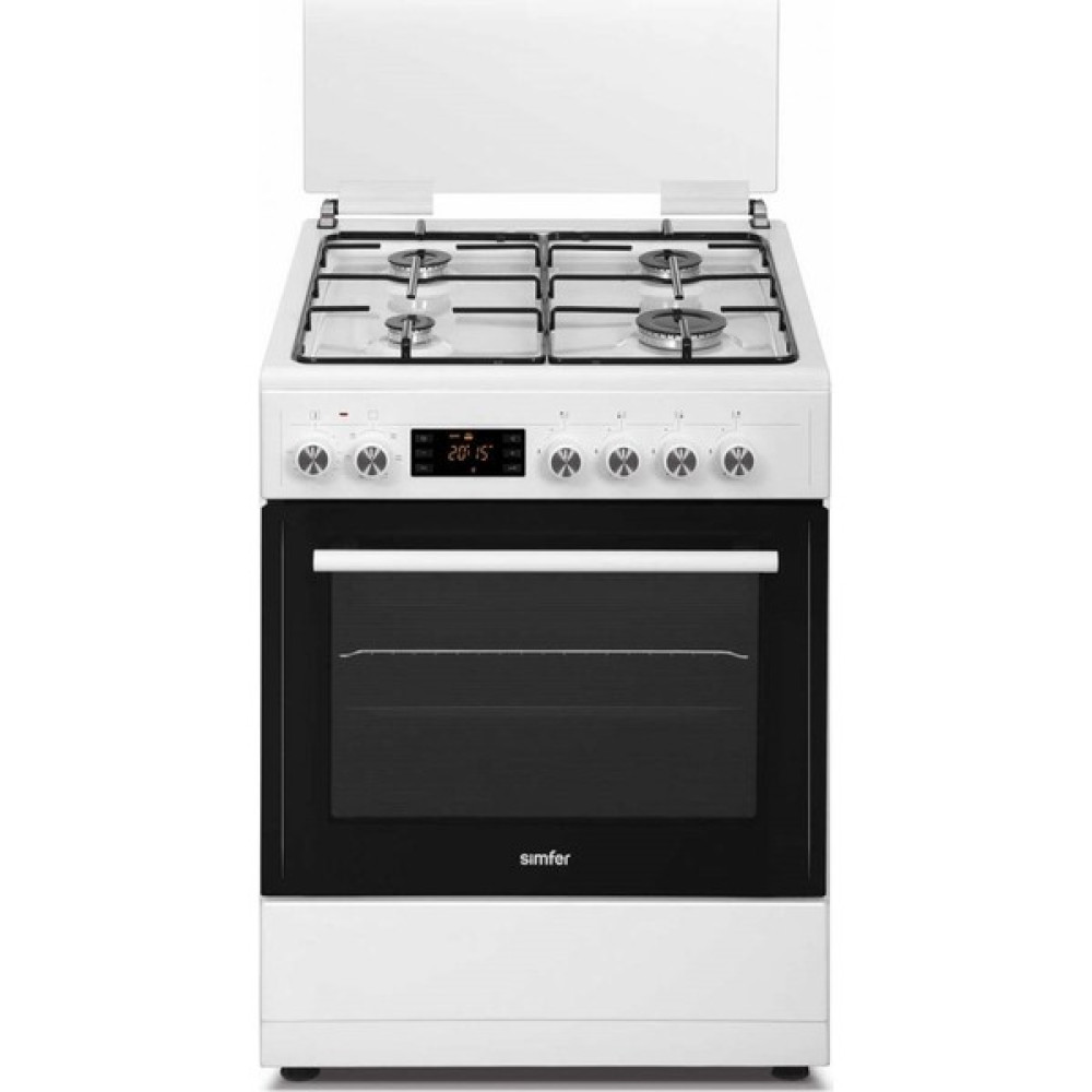 Simfer T1223 G Enerji Sınıfı 60 lt 4 Gözü Gazlı Tamboy Fırın - Beyaz Fırınlar Fiyatı