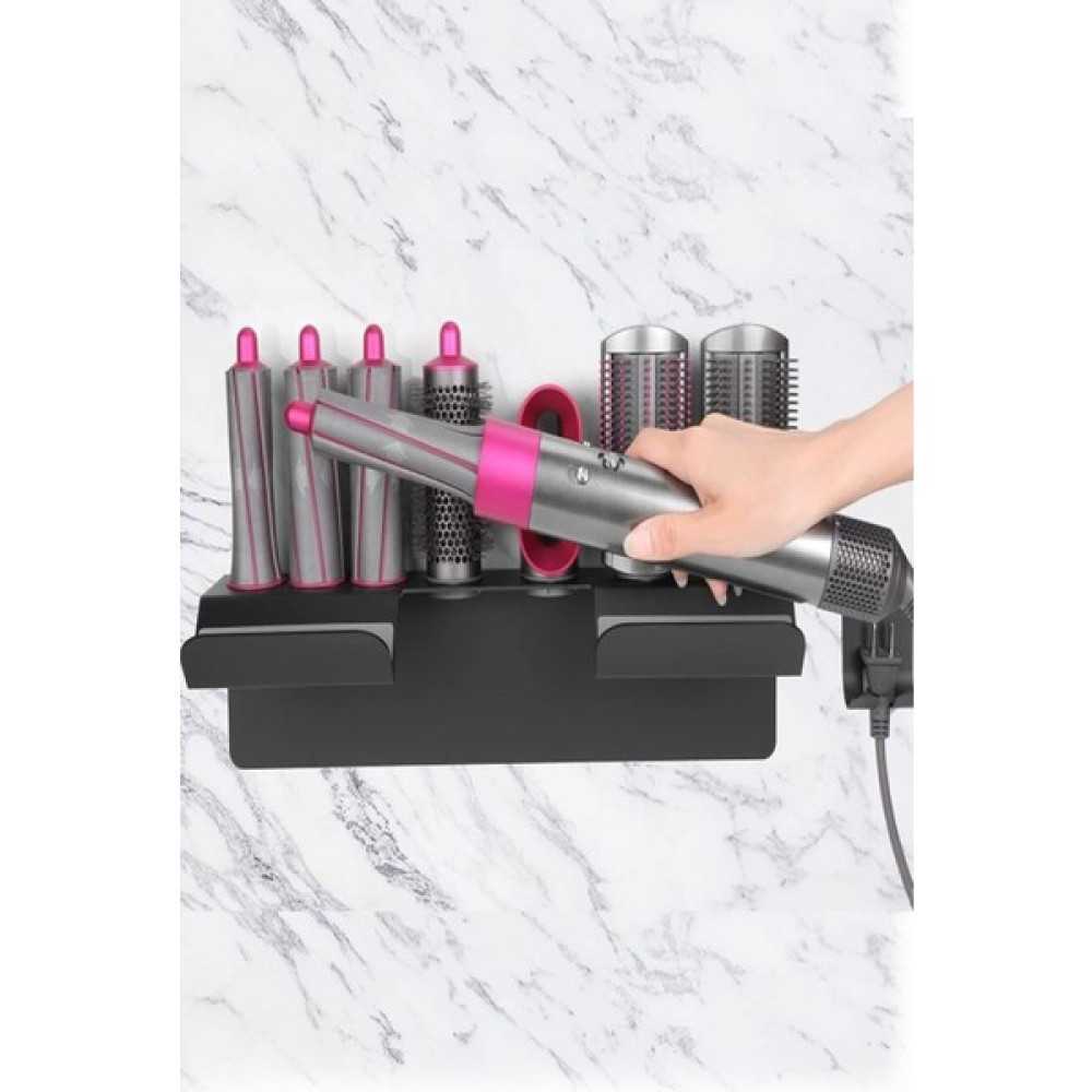 Simge Yapı Dekorasyon Dyson Saç Şekillendirici STAND Siyah Airwrap Düzleştirici Saç Şekillendirici Uyumlu STAND - 40x15 Banyo Askılık Fiyatı
