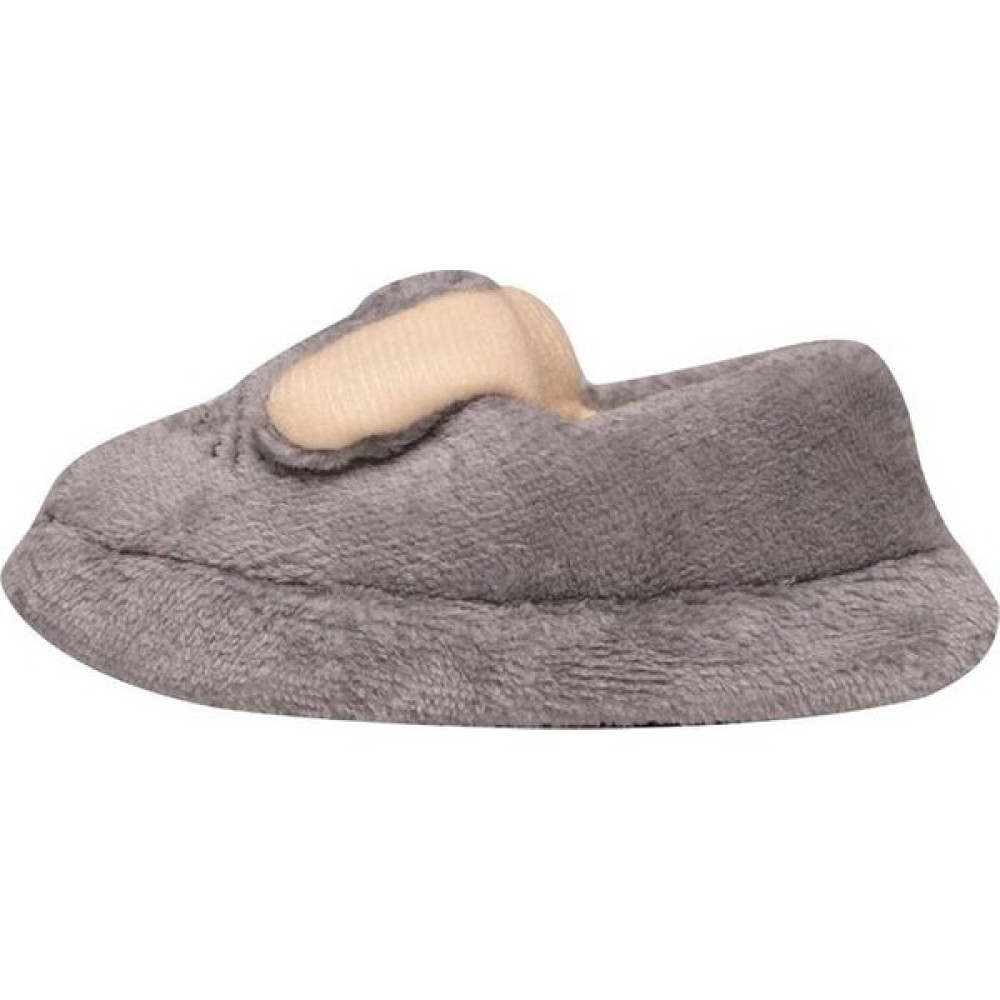 Simisso Tavşanlı Bebek Panduf 0253 | Gri Kız Çocuk Panduf Fiyatı