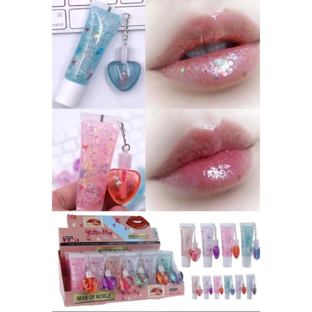 Simli Dudak Make Up Parlatıcı Etkileyici Jel Kalpli Lips Sexy Dudak Parlatıcı Sexy Dolgun Gösteren Rujlar & Dudak Parlatıcıları Fiyatı