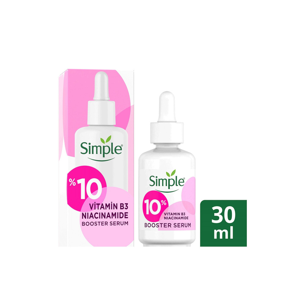 Simple Booster Serum %10 B3 Niacinamide Vitamini Eşit Cilt Tonu ve Görünümü 30 ml Cilt ve Yüz Bakımı Fiyatı