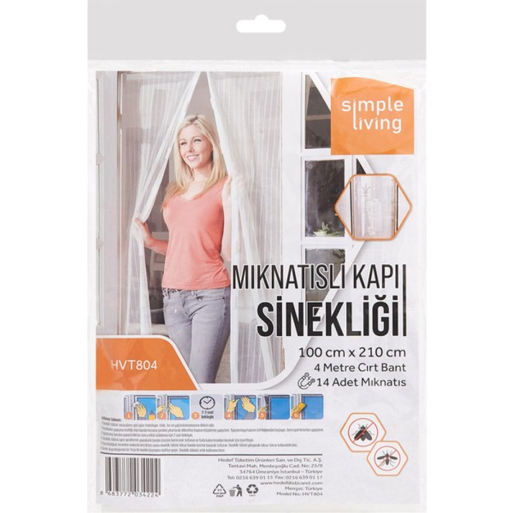 Simple Living Mıknatıslı Kapı Sinekliği Bahçe Dekorasyon & Düzenleme Fiyatı