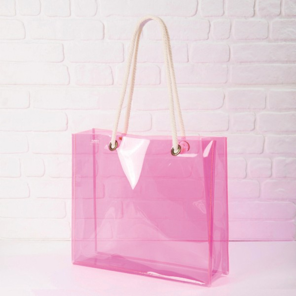 Simple Living Rainbow Halat Saplı Plaj Çantası - Pembe Bayan Çanta ve Cüzdan Fiyatı
