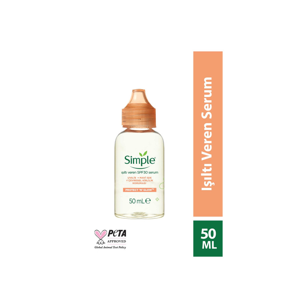 Simple Protect n Glow Işıltı Veren Spf30 Serum 50 Ml Cilt ve Yüz Bakımı Fiyatı