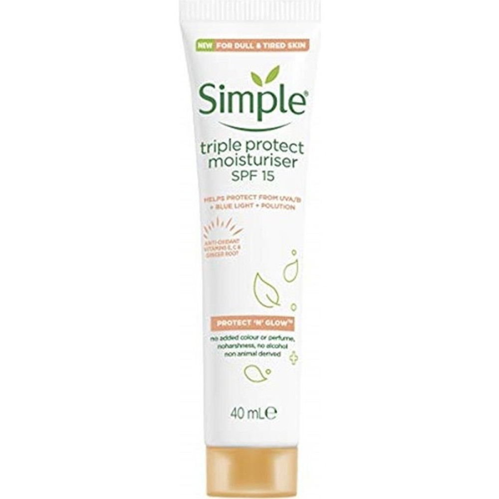 Simple Protect&glow Üçlü Koruma Etkili SPF30 Nemlendirici 1 Paket (1 x 40 Ml) Nemlendiriciler Fiyatı
