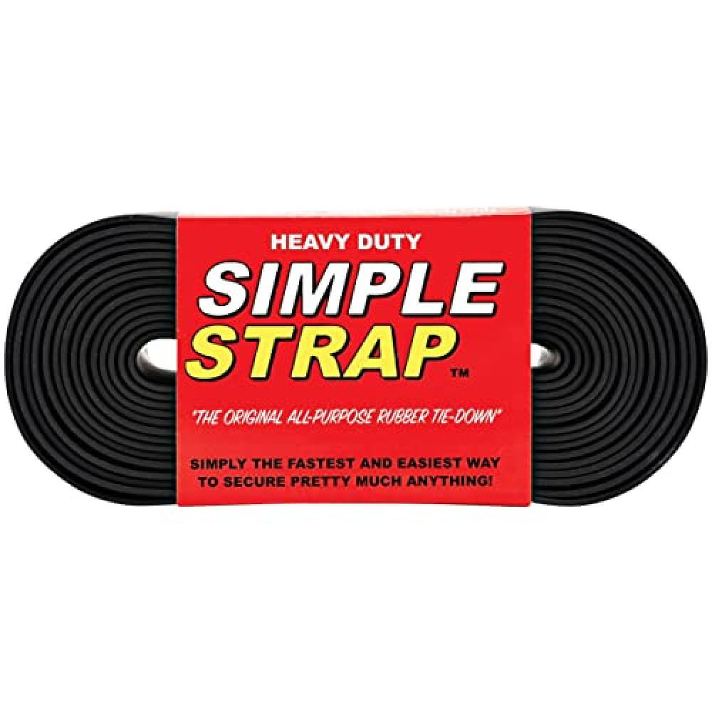Simple Strap 3mm Heavy Duty Black Tie-Down Strap