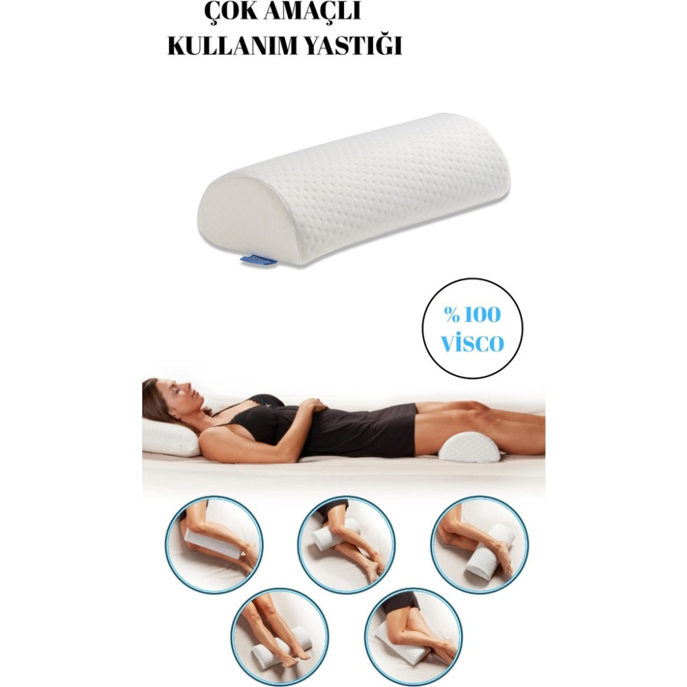 Simple The Pillow Çok Amaçlı Visco Yastık Boyun Bel Bacak Için Çok Amaçlı Kullanım Yastığı 42*18*9 Yastık Fiyatı