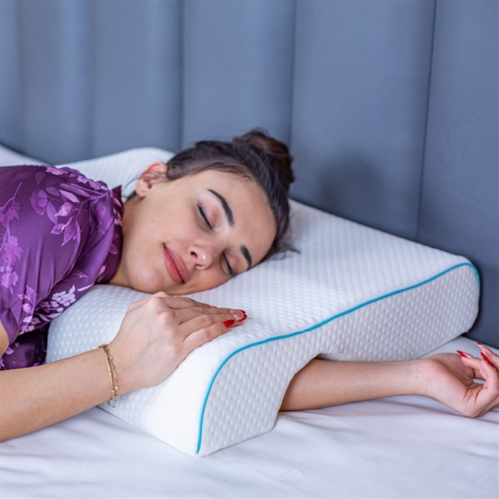 Simple The Pillow Kol Destekli Visco Boyun Yastığı Balayı Yastığı 65*49*31*12 Yastık Fiyatı