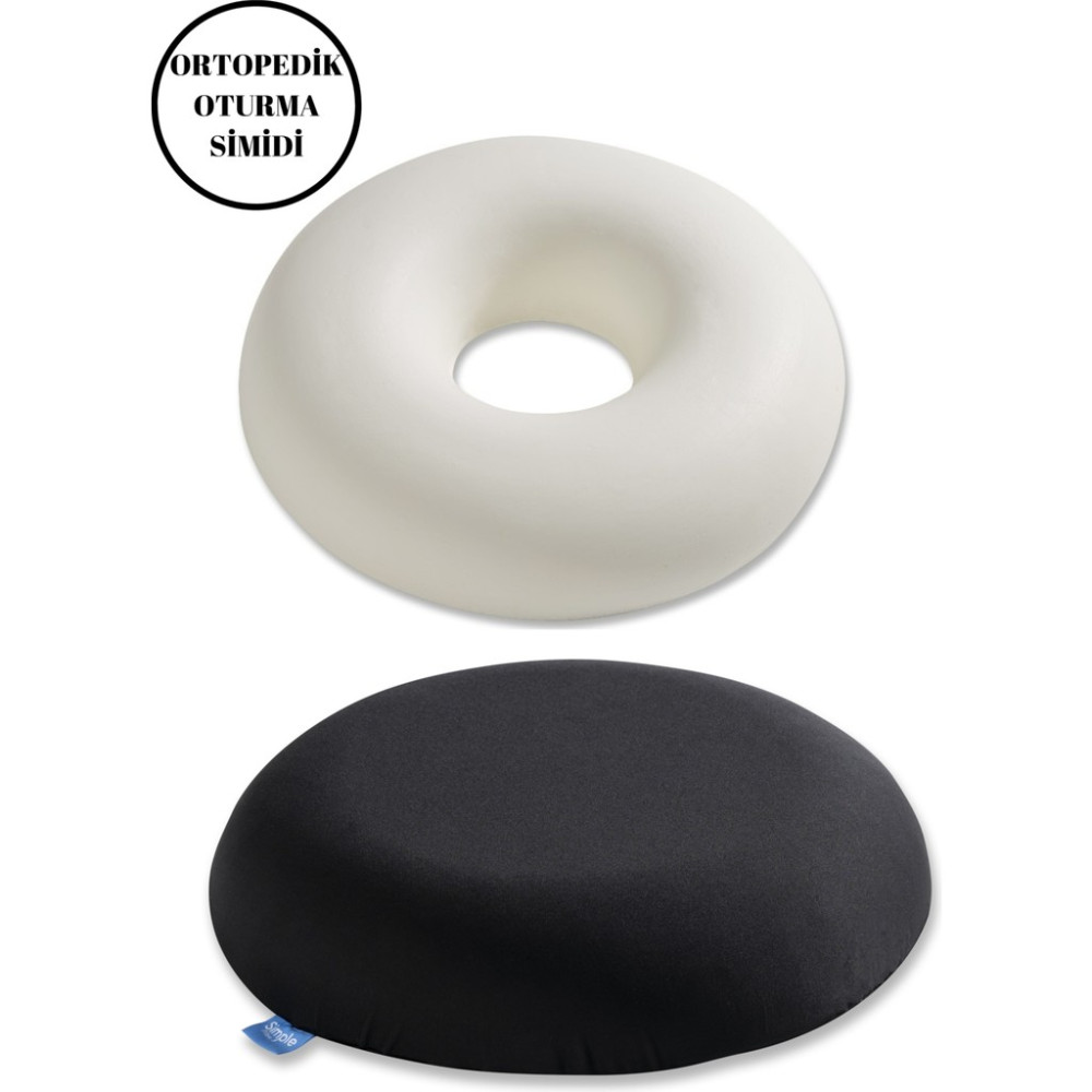 Simple The Pillow Oturma Simidi Fistül Çatlak ve Oturma Bölgesi Sorunları Için Ortopedik Simit Minder 42*6,5 Yastık Fiyatı