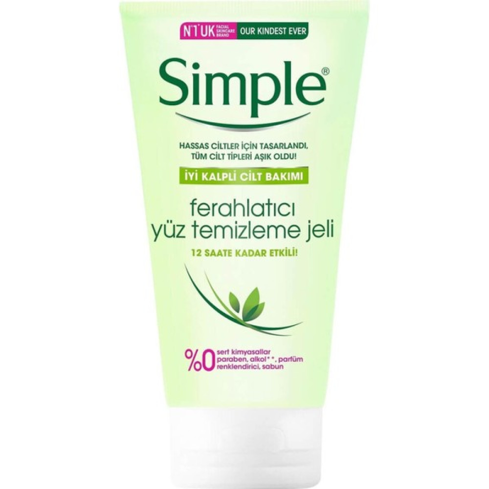 Simple Yüz Temizleme Jeli Ferahlatıcı 150 ml Makyaj Temizleyicileri Fiyatı