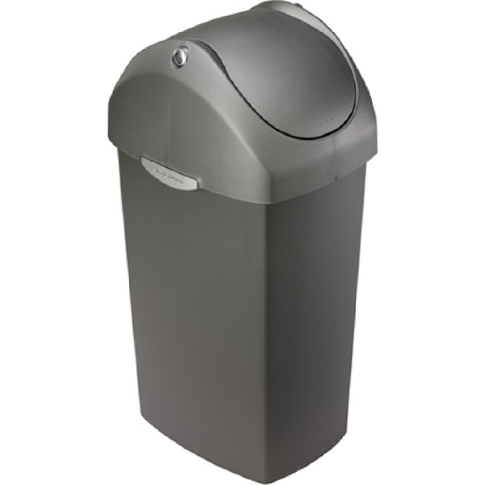 Simplehuman 40 Lt. Sallanan Kapaklı, Plastik Çöp Kutusu - Gri Çöp Kovaları Fiyatı