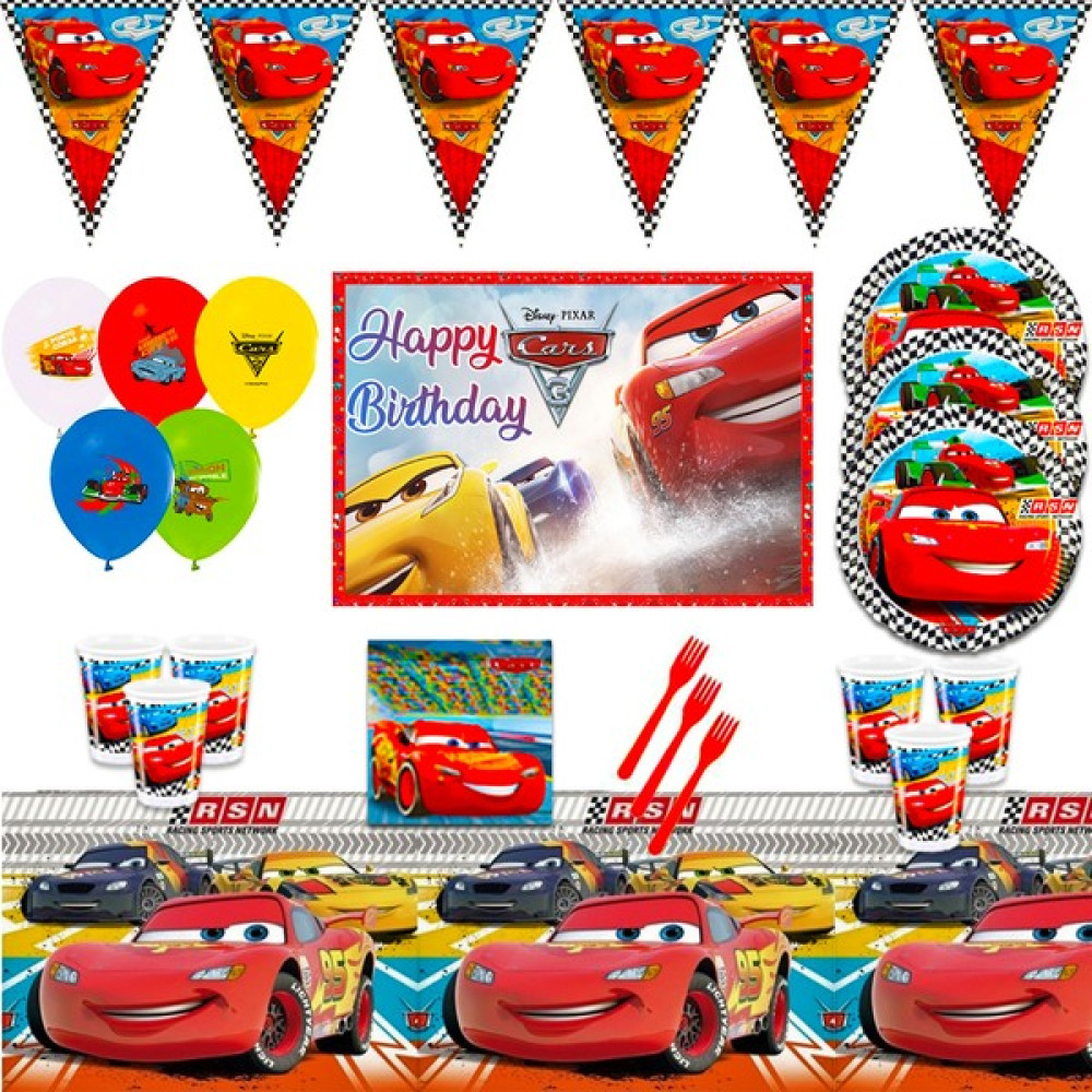 Şimşek Mcqueen Afişli 8 Kişilik Şimşek Mcqueen Cars Arabalar Doğum Günü Parti Malzemeleri Süsleri Seti - 8 KİŞİLİK Oyuncak Fiyatı