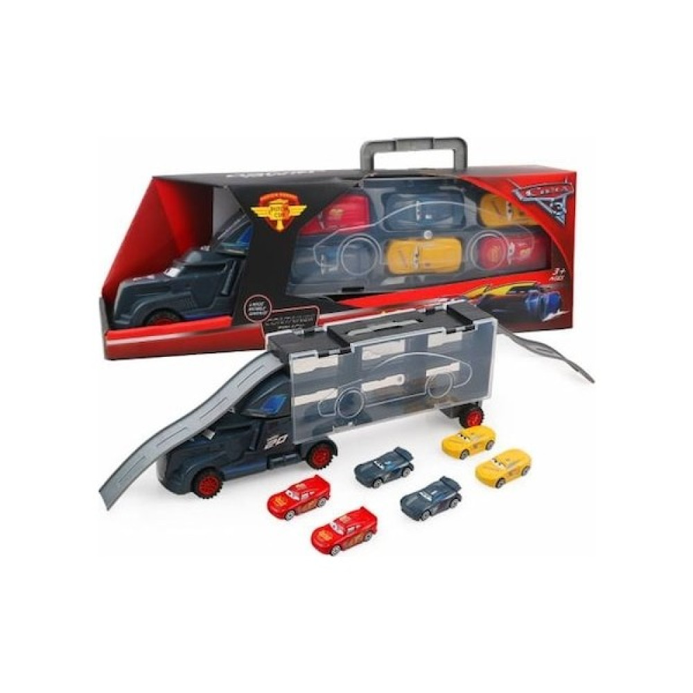 Şimşek Mcqueen Cars Çantalı Oyuncak Araba 6'lı + Oyuncak Tır Set Oyuncak Araç Fiyatı