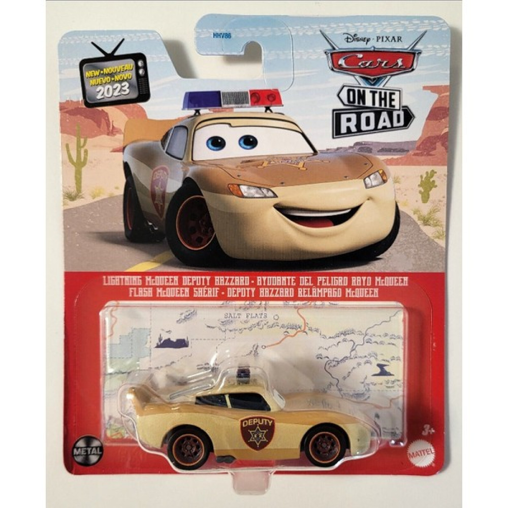 Şimşek Toy Land Disney Pixar Cars On The Road 2023 Mcqueen Deputy Hazzard 1:55 Metal Seri Yeni Şimşek - Bej Oyuncak Araç Fiyatı