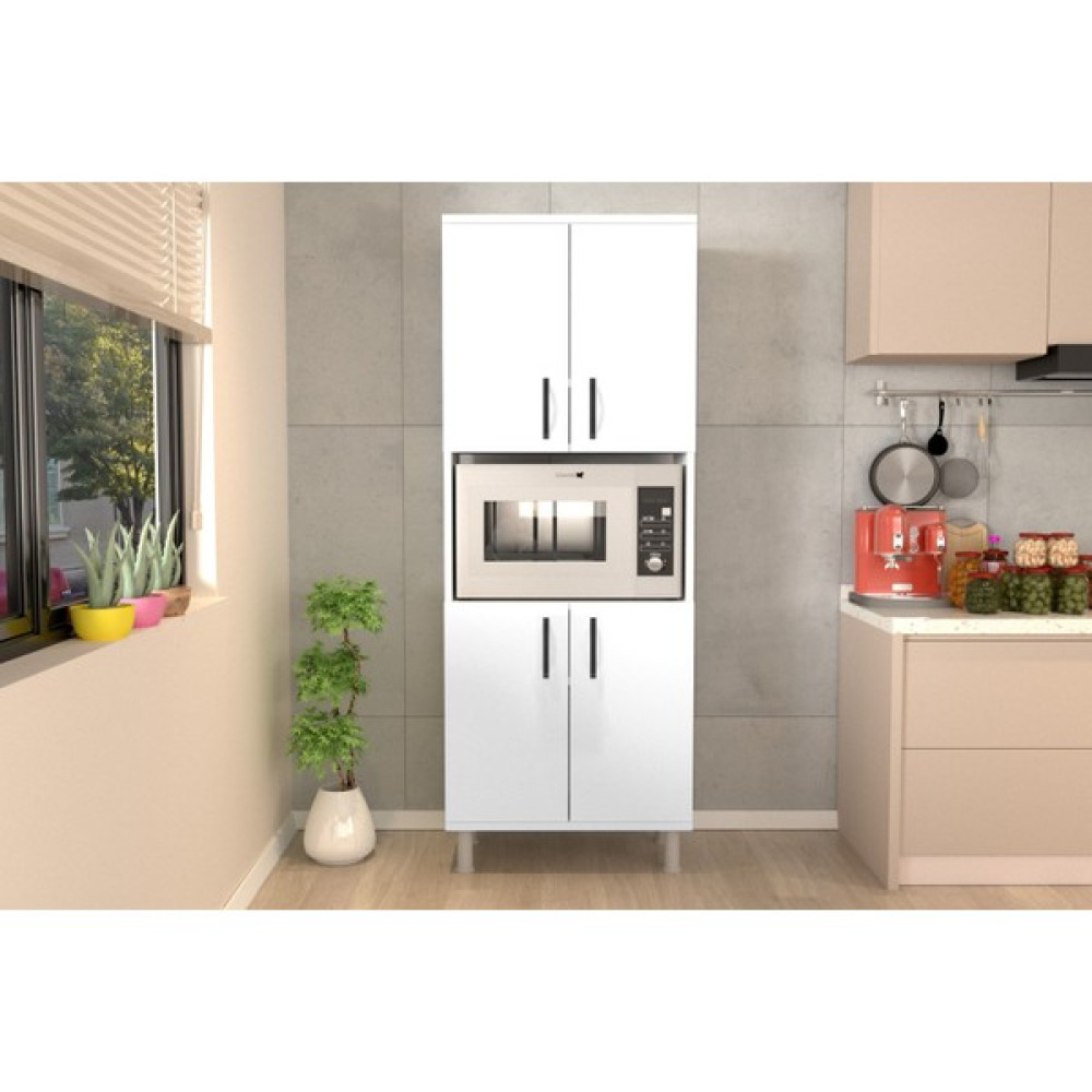Simurg Home Simurg Çok Amaçlı Boy Dolap 4 Kapaklı-Beyaz Mutfak Dolabı / Mobilyası Fiyatı