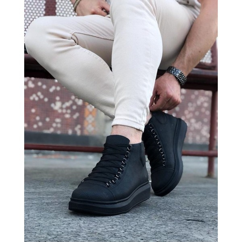 Simurg Msz WG032 Kömür Bağcıklı Sneakers Yarım Bilek Bot Erkek Botları Fiyatı