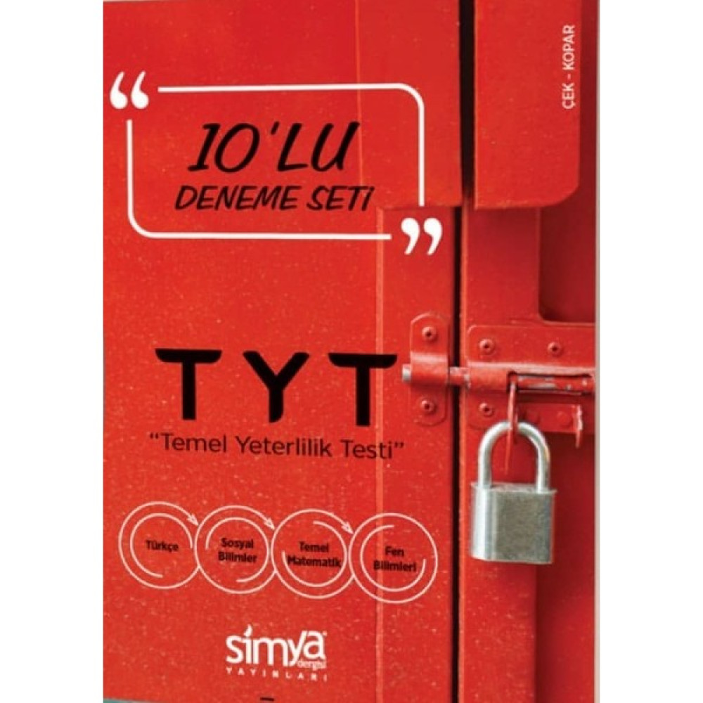 Simya Dergisi Yayınları TYT 10'lu Deneme Seti Temel Yeterlilik Testi (TYT) Fiyatı