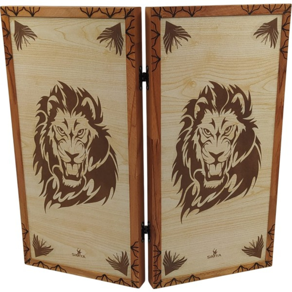 Simya Figür Aslanbaştavla Akça Kaplama ( El Işi) Tavla Fiyatı