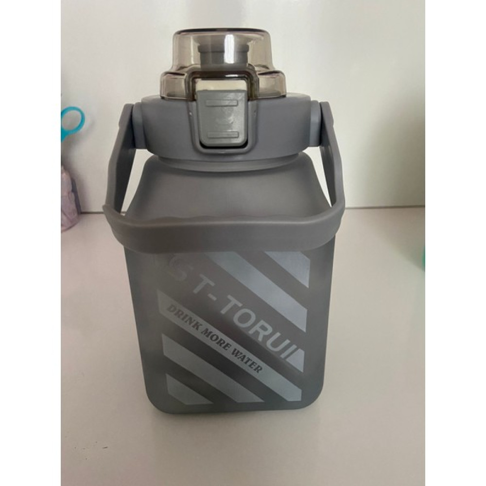 Simya Home 1.5 Litre Kare Su Matarası - Gri - 1.5 ml Suluk Fiyatı