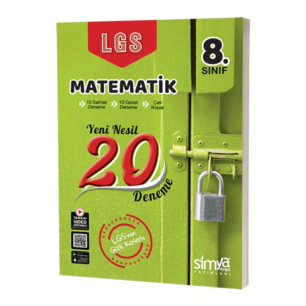 Simya Yayınları 8.Sınıf Matematik Branş Deneme Sınavı Ders Sınav Kitapları Fiyatı