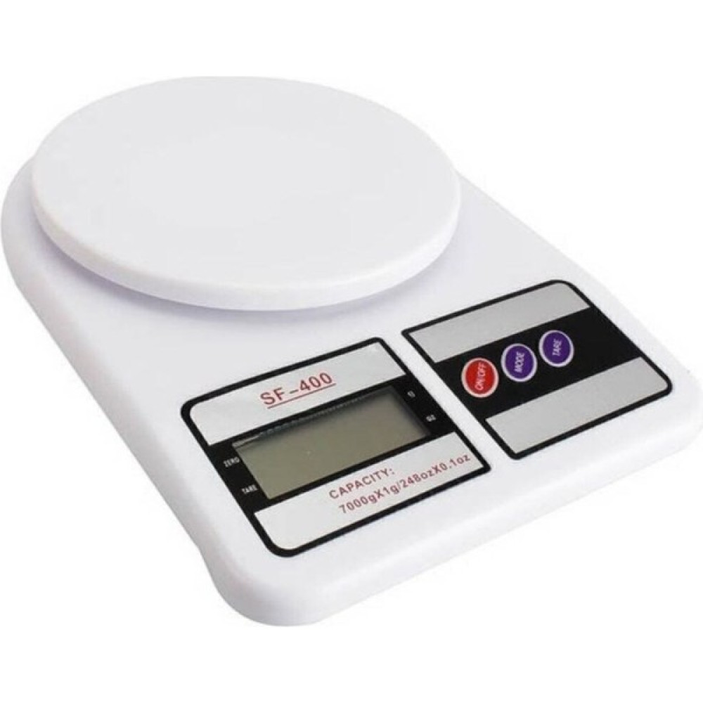 Sin@rasta Elektronik Dijital Hassas Mutfak Tartısı SF-400 10KG - Beyaz Mutfak Tartıları / Terazileri Fiyatı