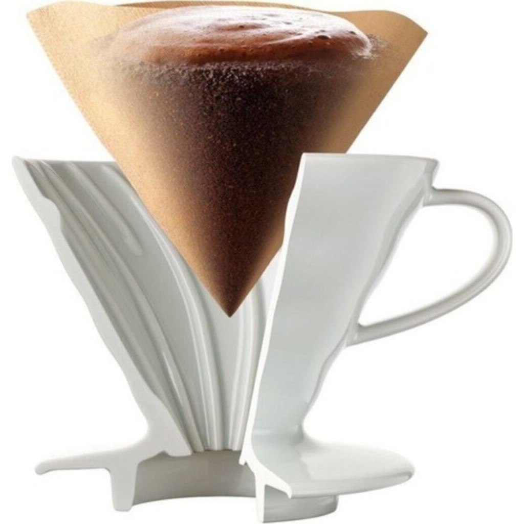 Sin@rasta Epinox V60 02 Seramik Kahve Demleme Ekipmanı (Beyaz) Ceramic Coffee Dripper V60 02 (White) Fincan / Bardak / Kahve Takımı Fiyatı