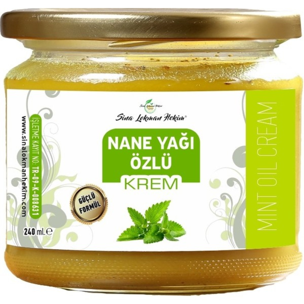 Sina Lokman Hekim Nane Yağı Kremi %100 Etkili Formül 240 ml Nemlendiriciler Fiyatı