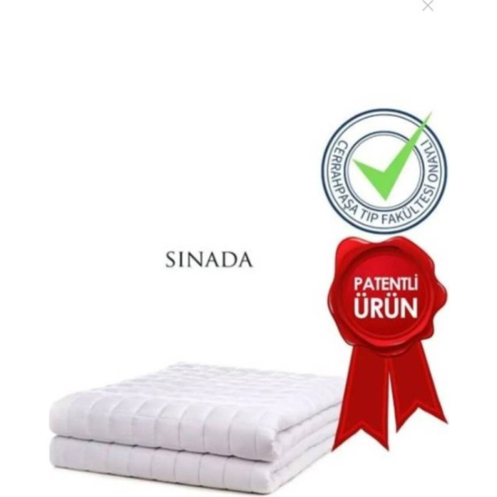 Sinada Ağırlıklı Battaniye Çift Kişilik Yorgan Selenity Taşlı 10 kg 200X220 %100 Pamuk 4 Mevsim Kullanılabilir - 200 x 220 cm - 010 - Beyaz Yorgan Fiyatı
