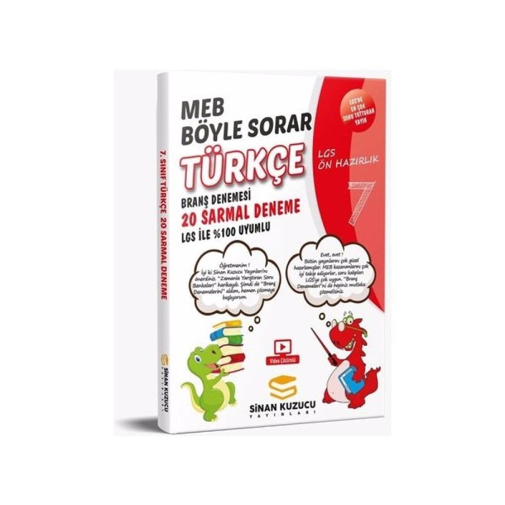 Sinan Kuzucu Yayınları 7. Sınıf Türkçe Deneme Türkçe Fiyatı