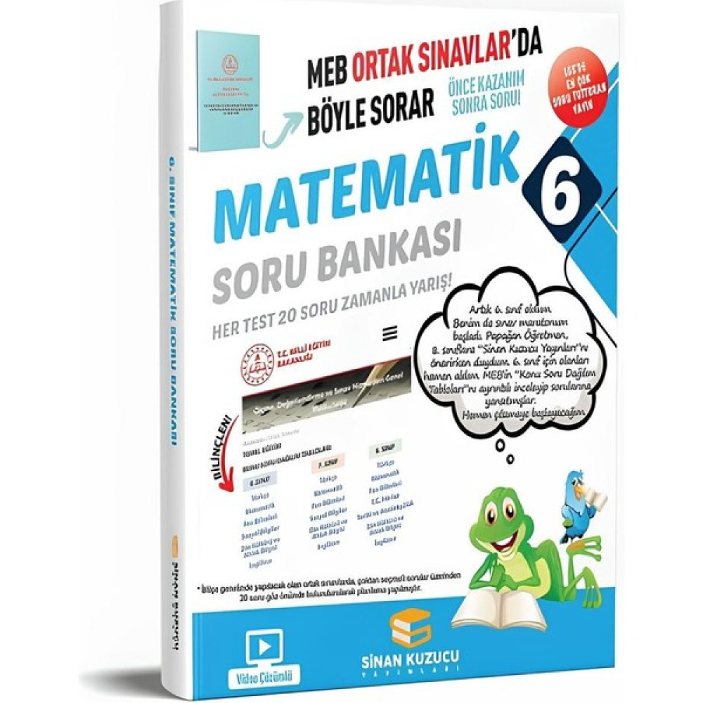 Sinan Kuzucu Yayınları Sinan Kuzucu Yayınları 6. Sınıf Matematik Soru Bankası ( ) Eğitim Setleri Fiyatı