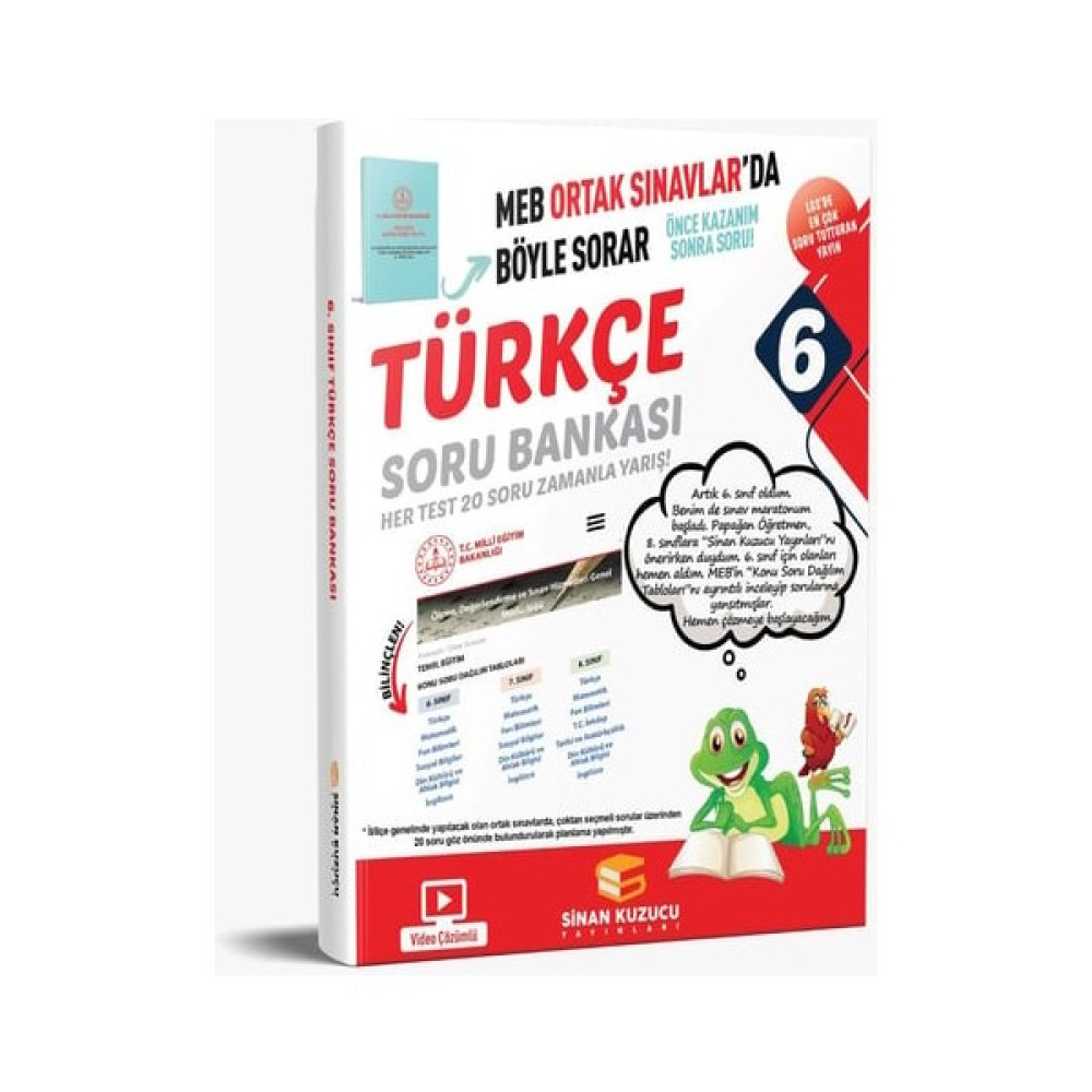 Sinan Kuzucu Yayınları Sinan Kuzucu Yayınları 6. Sınıf Türkçe Soru Bankası ( ) Eğitim Setleri Fiyatı