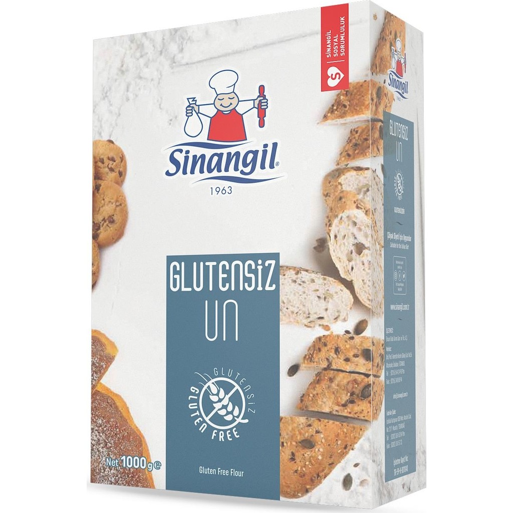 Sinangil Glutensiz Un 1 kg x 3'lü - 3 kg Diğer Fiyatı