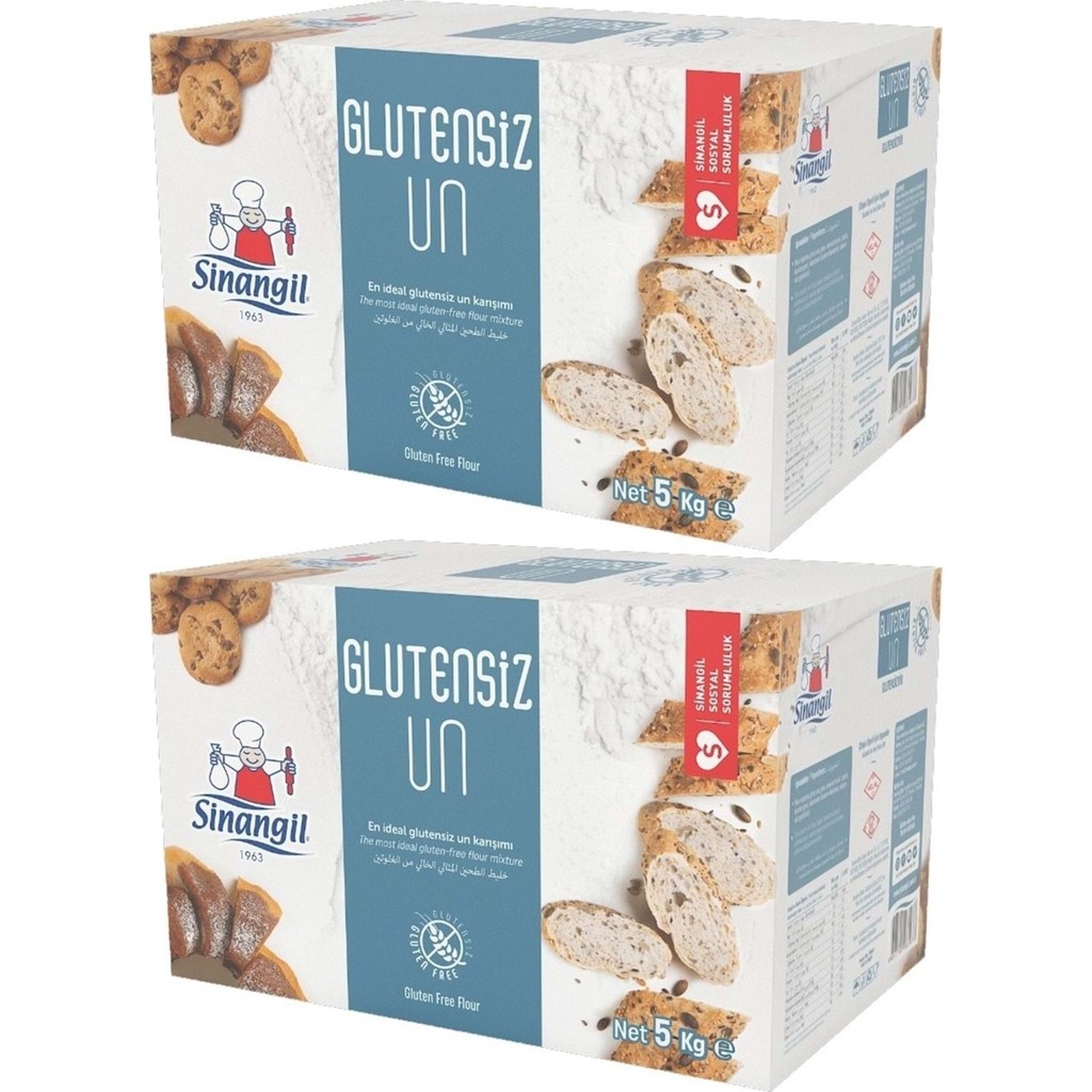 Sinangil Glutensiz Un 5 kg 2 Adet - 10 kg Un ve İrmik Fiyatı