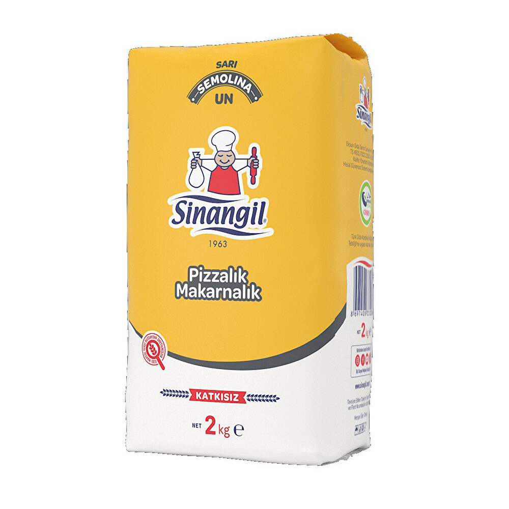 Sinangil Sarı Semolina Un 2 Kg - Pizzalık, Makarnalık Un ve İrmik Fiyatı