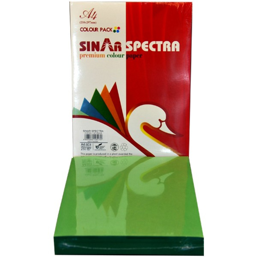 Sınar Spectra Sınar Renkli Fotokopi Kağıdı 250 Li A4 80 gr Pastel Yeşil (Asparagus) 41A Oto Boyaları Fiyatı
